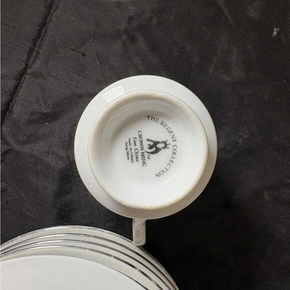 White Porcelain Saucer - Picture 4 of 6
